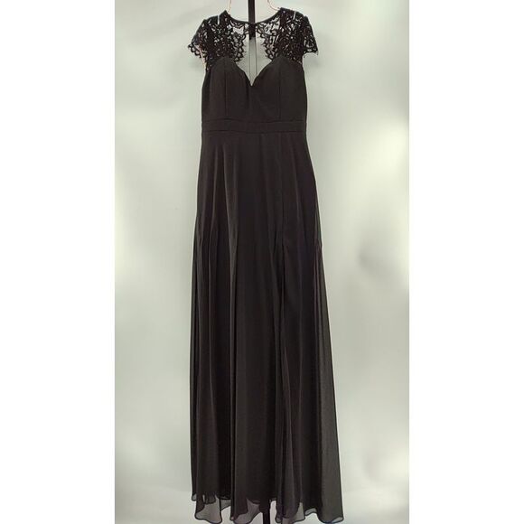 Lulu's Elegant Black Maxi Dress - Picture 2 of 3